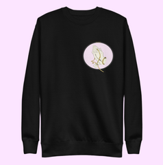 Pray and Floss lilac Unisex Premium Sweatshirt - Painta Apparel
