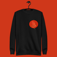Pray and Floss red Unisex Premium Sweatshirt - Painta Apparel