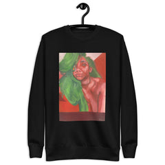 Mishka in Red Unisex Premium Sweatshirt - Painta Apparel