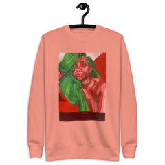 Mishka in Red Unisex Premium Sweatshirt - Painta Apparel