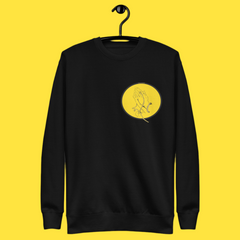 Pray and Floss yellow Unisex Premium Sweatshirt