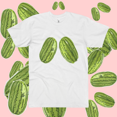 WATERMELONS Unisex Fine Jersey Tall T-Shirt - Painta Apparel