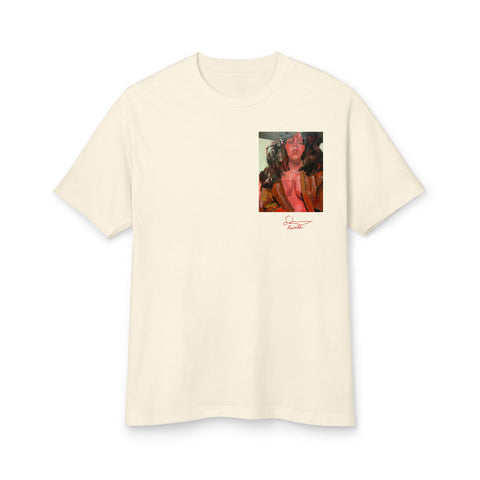 Selfie of Lianet heavyweight cotton tee