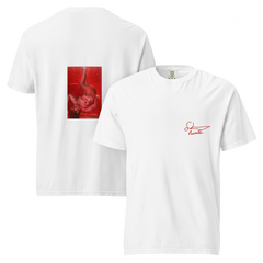 Nude Red Figure  Oil on panel  "8x12"- 2020  Unisex garment-dyed heavyweight t-shirt - Painta Apparel