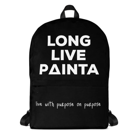 LONG LIVE PAINTA Backpack BLACK