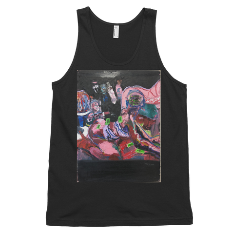 A Lady Tipping tank top (unisex)