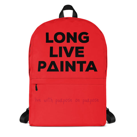 LONG LIVE PAINTA Backpack RED