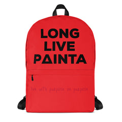 LONG LIVE PAINTA Backpack RED - Painta Apparel