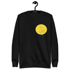 Pray and Floss yellow Unisex Premium Sweatshirt - Painta Apparel